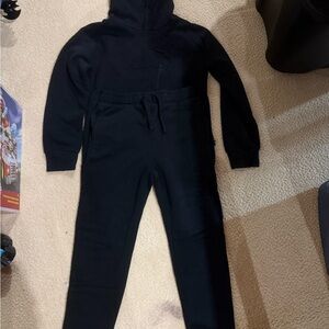 Puma Kids Black Sweatpants & Hoodie Set